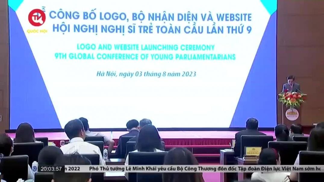 Công bố logo, bộ nhận diện và website Hội nghị nghị sĩ trẻ toàn cầu lần thứ 9