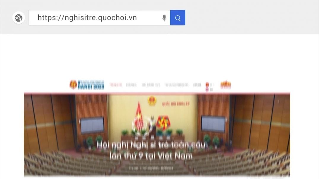 Giới thiệu website Nghị sĩ trẻ toàn cầu