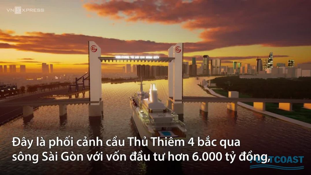 Thiết kế nhịp chính có thể nâng hạ của cầu Thủ Thiêm 4