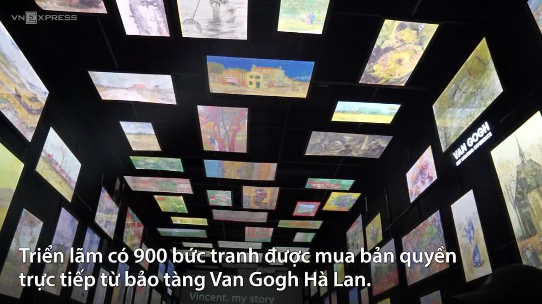 Du khách thích thú với triển lãm nghệ thuật Van Gogh đầu tiên ở TP HCM