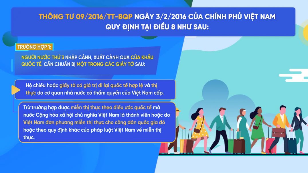 Những giấy tờ cần thiết khi người nước ngoài qua cửa khẩu biên giới Việt Nam