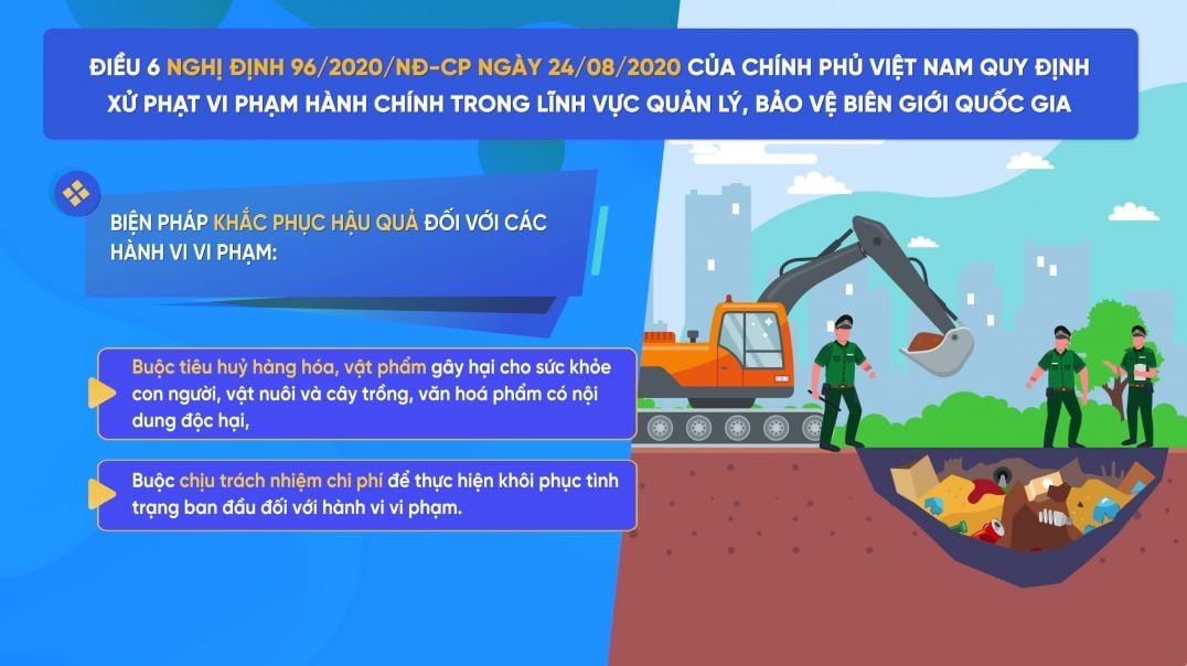 Mức xử phạt hành vi vi phạm quy chế khu vực biên giới đất liền