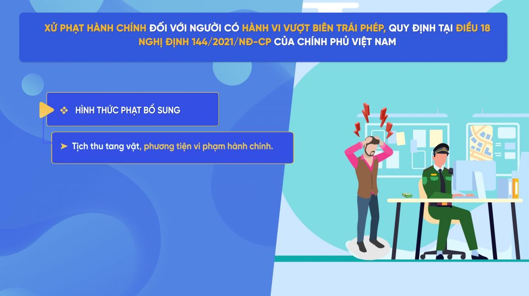 Xử phạt hành chính đối với người vượt biên trái phép