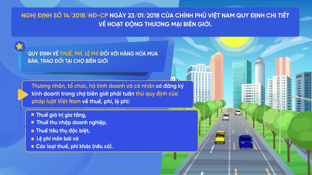 Quy định về hoạt động tại chợ biên giới giữa Việt Nam với các nước có chung đường biên giới