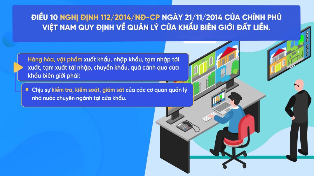 Quy định về phương tiện được phép ra, vào, hoạt động, lưu trú tại khu vực cửa khẩu và hàng hóa, vật 