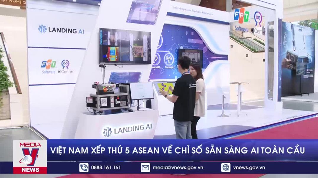 Việt Nam xếp thứ 5 ASEAN về chỉ số sẵn sàng AI toàn cầu