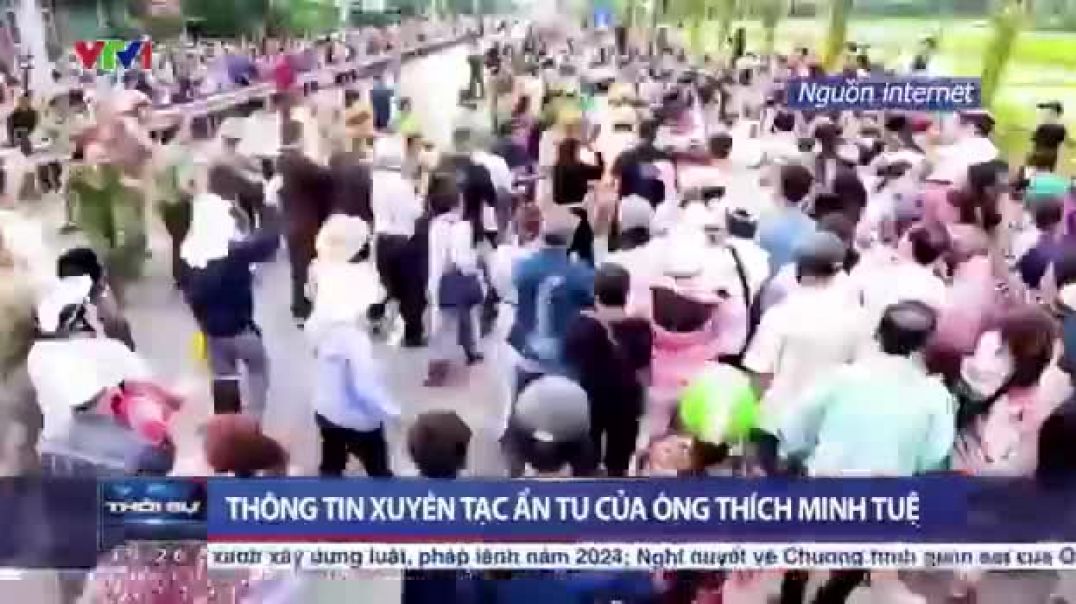 Ông Thích Minh Tuệ xuất hiện trên VTV1 sau 1 tuần ẩn tu