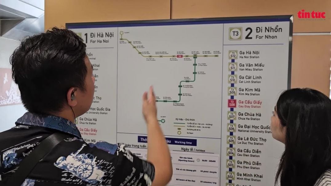 ⁣Trải nghiệm tàu Metro Nhổn trước ngày bán vé