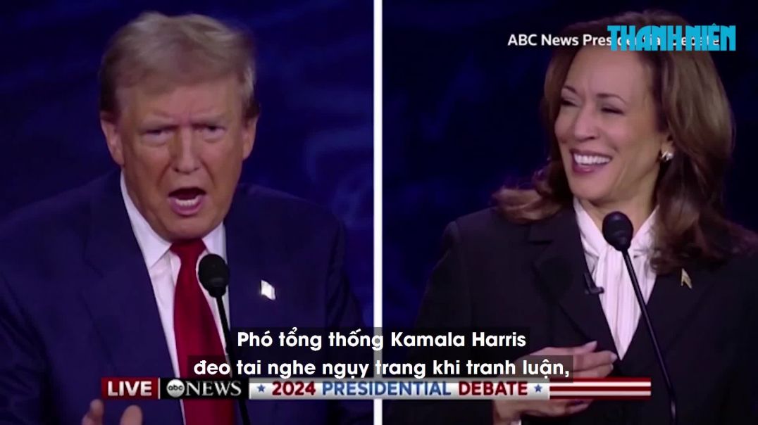 Thực hư tin đồn bà Harris được 'nhắc bài' khi tranh luận với ông Trump?