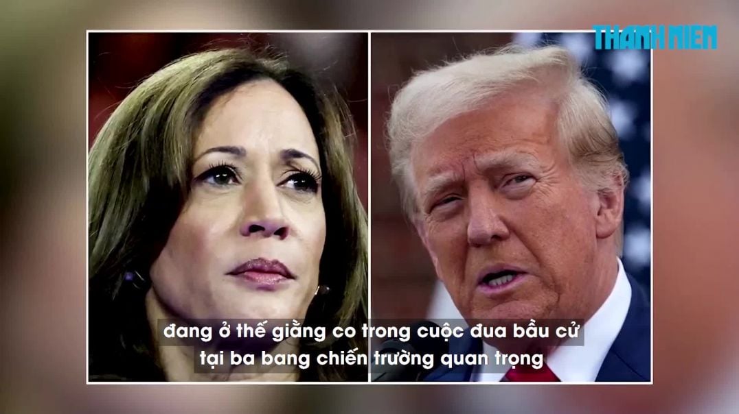 ⁣Bầu cử Mỹ: Các bang chiến địa vẫn chưa rõ ủng hộ bà Harris hay ông Trump