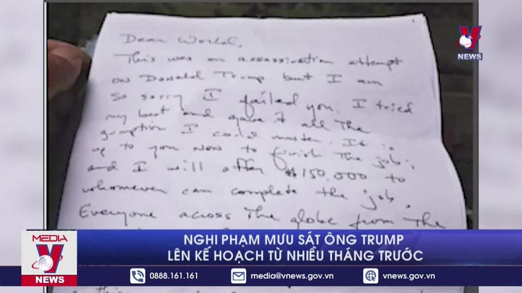 ⁣Nghi phạm mưu sát ông Trump lên kế hoạch từ nhiều tháng trước