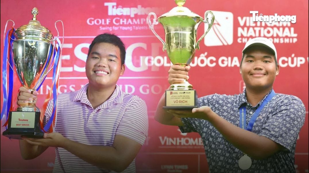 ⁣Nhà vô địch Nguyễn Đức Sơn: 'Danh hiệu Tiền Phong Golf Championship là bàn đạp để tôi chinh phụ