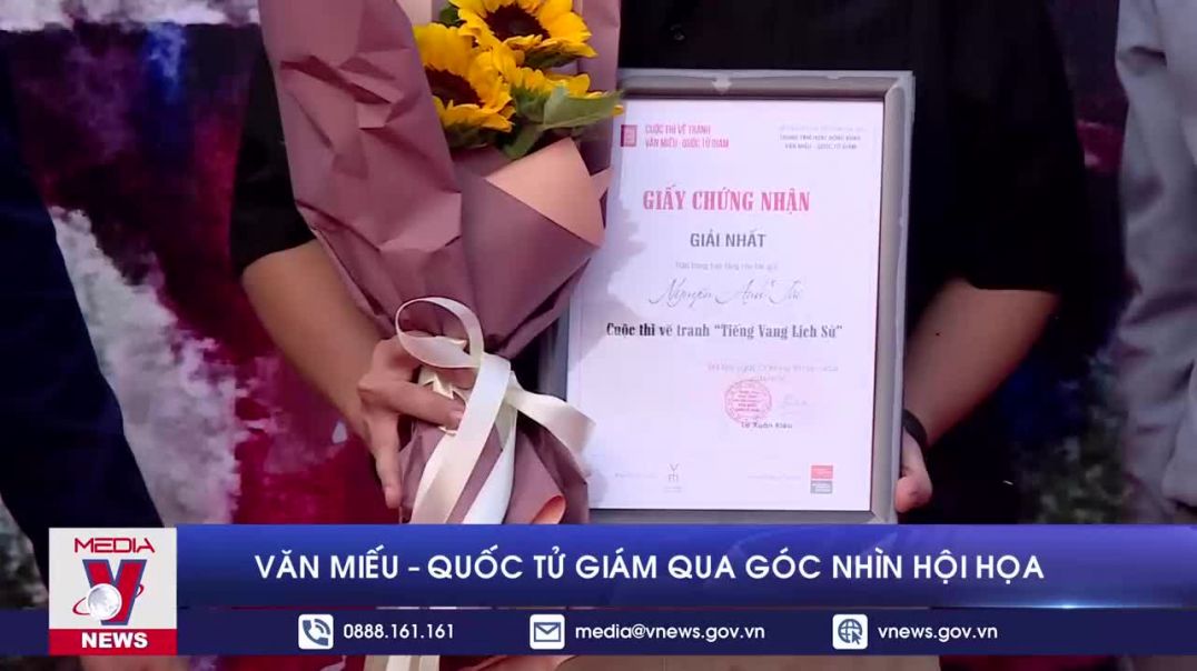 ⁣Văn Miếu – Quốc Tử Giám qua góc nhìn hội họa