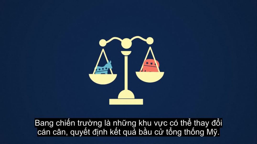 ⁣7 bang chiến trường có thể xoay chuyển cục diện bầu cử Mỹ